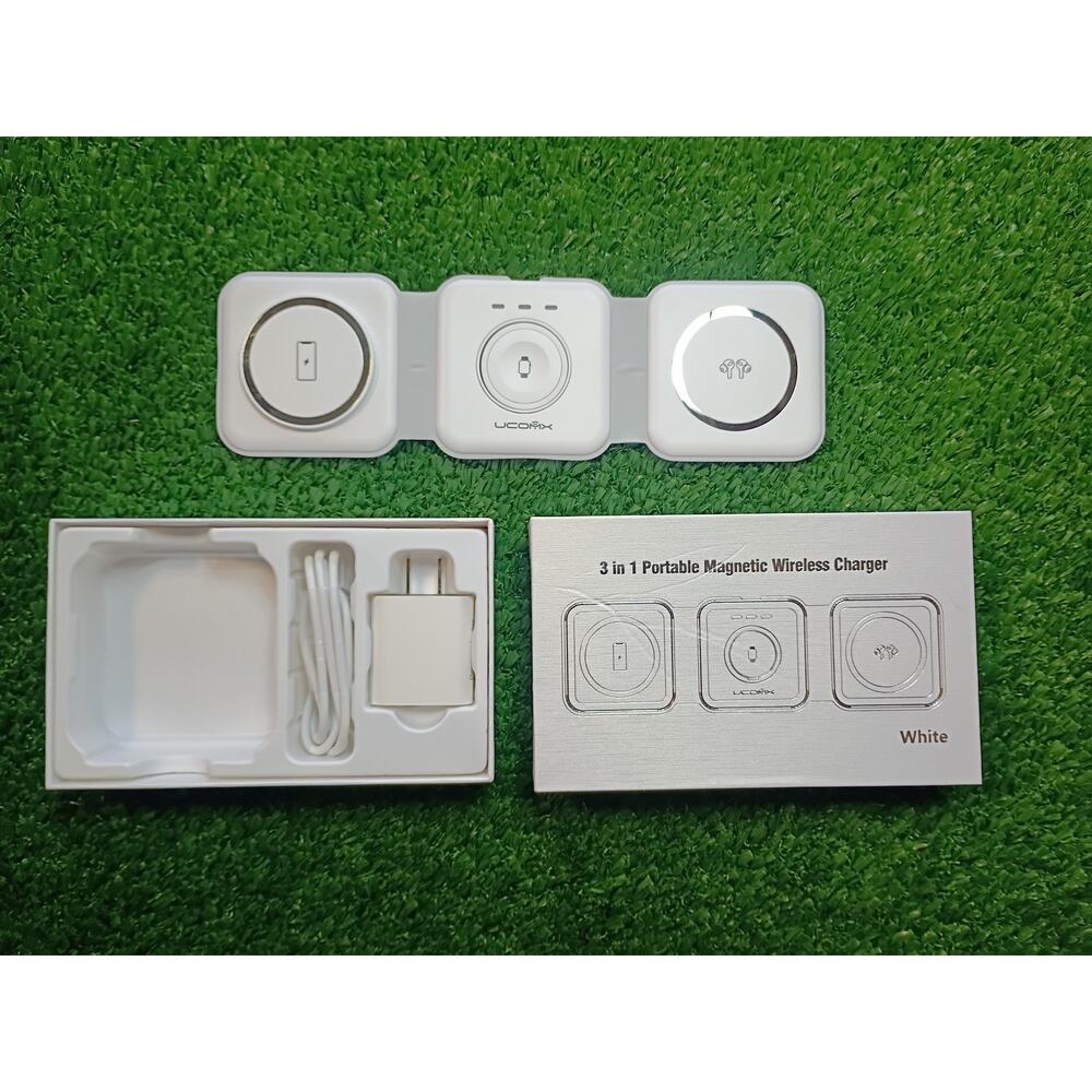 3 in 1 Portable Magnetic Wireless Charger